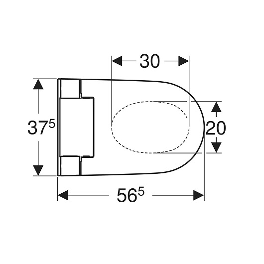 Унитаз-биде Geberit AquaClean Alba 146.350.01.1