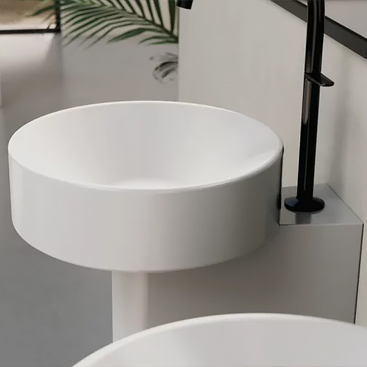 Раковина напольная (34х34) Bette SunoPedestal A250-000 VK2