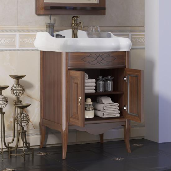 Тумба под раковину Opadiris Лоренцо 60  Z0000011066 светлый орех (без раковины)