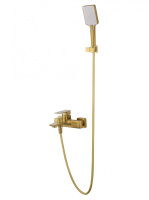 Смеситель для ванны с душем WONZON & WOGHAND EDGE, брашированное золото WW-88639003A- BG Смеситель для ванны с душем WONZON & WOGHAND EDGE, брашированное золото WW-88639003A- BG