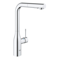 Смеситель однорычажный для кухни с выдвижным изливом GROHE Essence New 30270 000 (30270000) Смеситель однорычажный для кухни с выдвижным изливом GROHE Essence New 30270 000 (30270000)