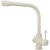 Смеситель KAISER Merkur кухня боковой под фильтр Ø40 (бежевый мрамор-328)