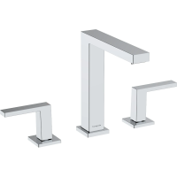 Смеситель для раковины на 3 отверстия с донным клапаном Push-Open Hansgrohe Tecturis E 73030000 хром