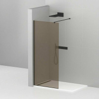 Душевая перегородка 120 см CEZARES LIBERTA LIBERTA-L-1-120-120-BR-NERO