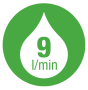 9 лит/мин