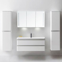 База под раковину подвесная BelBagno ENERGIA-N-1200-2C-SO-BL Bianco Lucido