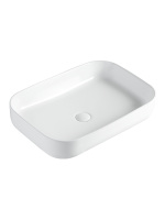 Раковина накладная (60х40) Orange  B03-600W белый глянец