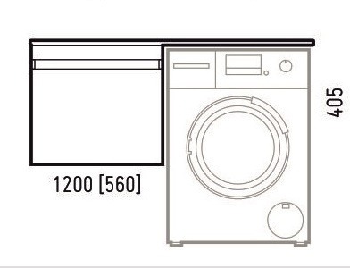 Тумба подвесная Corozo Альтаир 120 SD-00000501