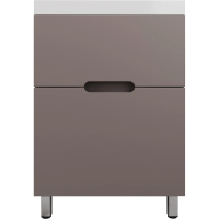 Тумба напольная без раковины 60 см Style Line Матис ЛС-00002433 тауп матовый