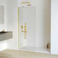 Душевая перегородка 80 см RGW WA-110Gb Walk In 351011008-16 прозрачное