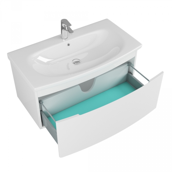 Тумба под раковину Owl 1975 Gotland tiffani, 90 см, 1 ящик OW010030