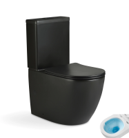 Напольный унитаз с бачком безободковый Gid Tn2188TF-BM