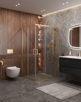 Душевой уголок (130х100) CEZARES MOLVENO MOLVENO-AH-21-100+30-C-BORO-IV