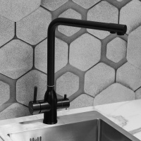 Смеситель для кухни Melana Stello 610304PVD-B графит