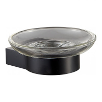 Мыльница с держателем WONZON & WOGHAND CARBON, черный WW-7722