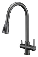 Смеситель для кухни с подключением к фильтру  Paulmark Lange La214212-GM