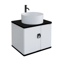 Тумба подвесная Grossman НОРМА-60 см 106016 с 1-ящ, белый глянец