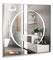 Зеркало (77х77) Silver Mirrors  Инсайд LED-00002467