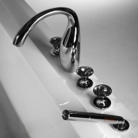 Встраиваемый смеситель Bravat SWAN на 5 отверстий (F54287C)