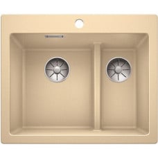 Мойка кухонная Blanco PLEON 6 Split Silgranit PuraDur (шампань), 521695