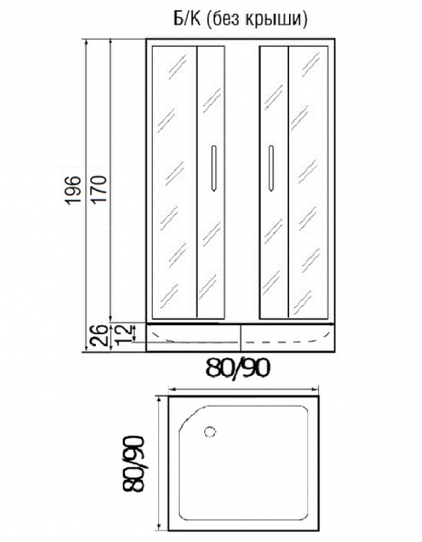 Душевой уголок River Morava (10000001429)