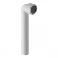 Соединительное колено Geberit 90° с винтовой крышкой: d=50мм, H=25см, 90°, K=19см, Альпийский белый  152.226.11.1