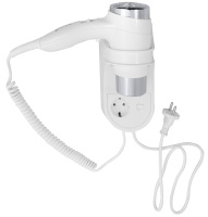 Фен с держателем и розеткой Bemeta Hotel 945233054
