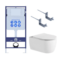 Комплект унитаза с инсталляцией  Set AQUATEK ЕВРОПА New-KKI2