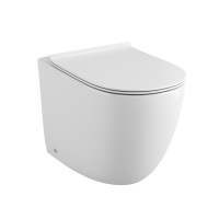 Унитаз приставной безободковый Grossman GR-PR4411S с сиденьем микролифт