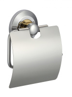 Держатель для туалетной бумаги Savol с крышкой S-007151