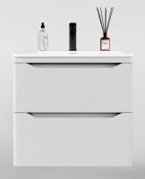Тумба под раковину Style Line Марелла 70 Люкс Plus СС-00002407 белый матовый