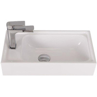 Раковина керамическая накладная (40х22) Art&Max AM-LAV-400-MR-MINI