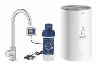 Смеситель и бойлер для раковины GROHE Red Duo M-size 127182