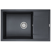 Кухонная мойка Paulmark  Flugen 60 PM317850-BLM черный металлик