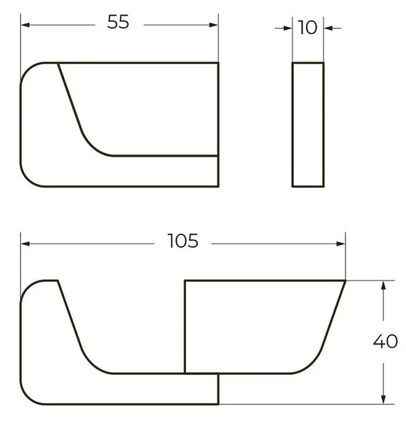 Крючок Art&Max Platino AM-E-7086BL
