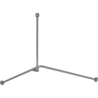 Карниз для ванны WasserKRAFT Dinkel 90x90 SC-469090