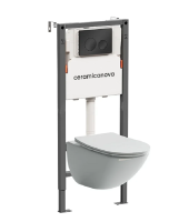 Комплект унитаза с инсталляцией Ceramicanova Balance/Mono CN1905_121001MB