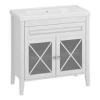 Тумба под раковину Opadiris Палермо 90  00-00002355 белый матовый (без раковины)