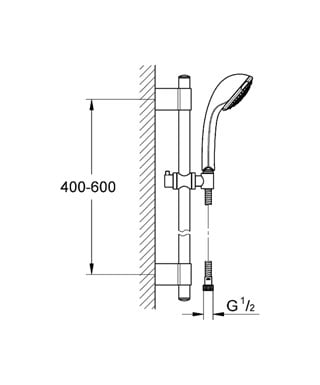 Душевой гарнитур Trio, Grohe Relexa 28942 000 (28942000) Душевой гарнитур Trio, Grohe Relexa 28942 000 (28942000)
