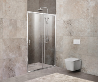 Душевая дверь (120х190) BelBagno UNIQUE-BF-1-120/135-C-Cr