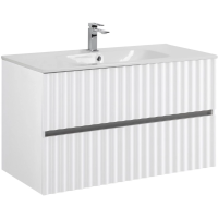 База под раковину Art&Max Еlegant AM-ELEGANT-1000-2C-SO-BM-LED Белый матовый