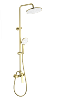 Душевая система WONZON & WOGHAND, брашированное золото WW-B3200-BG
