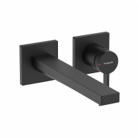 Смеситель для раковины встраиваемый Hansgrohe Tecturis E 73051670 черный матовый 