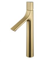 Смеситель для раковины высокий WONZON & WOGHAND The ONE, брашированное золото WW-H1011-BG Смеситель для раковины высокий WONZON & WOGHAND The ONE, брашированное золото WW-H1011-BG