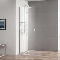 Душевая перегородка 90 см CEZARES STREAM STREAM-BF-1-90-C-Cr