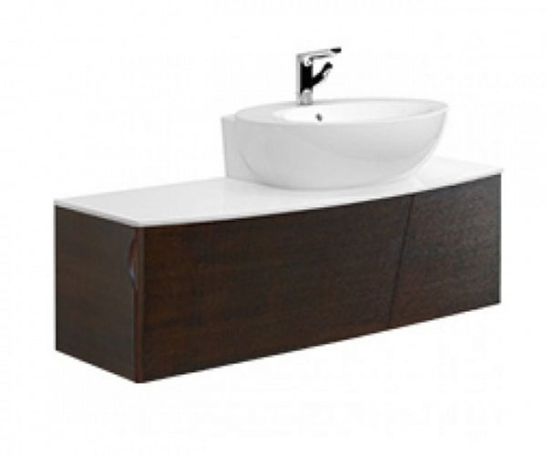 Тумба под раковину 131,6 см, темное дерево, Villeroy & Boch Aveo A844GFGT