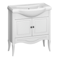 Тумба под раковину Opadiris Брунелла 80 00-00003631  белый матовый (без раковины)