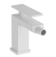 Смеситель для биде с донным клапаном Hansgrohe Tecturis E 73200700 белый матовый