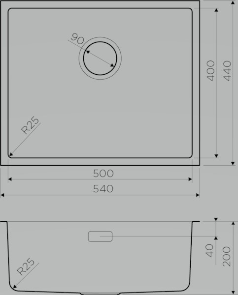 Мойка для кухни Omoikiri Tadzava 54-U-IN 4993512