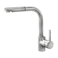 Смеситель для кухни с выдвижной лейкой TEKA Ares 23938120I стальной